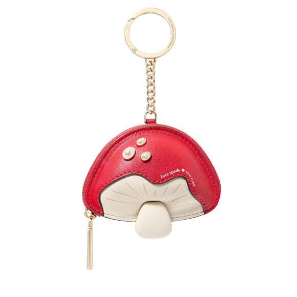 Kate Spade 3d Mushroom Bag Charm Keychain New - Picture 3 of 10